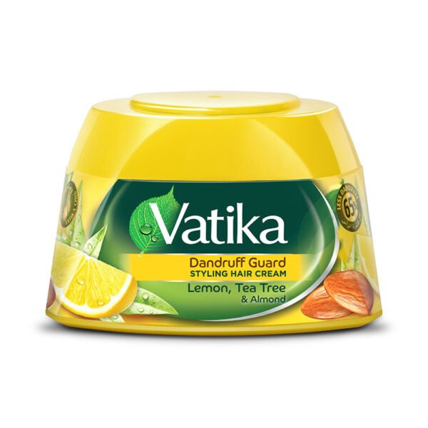 Vatika Naturals Anti-Dandruff Styling Hair Cream - Lemon, Tea Tree & Almond