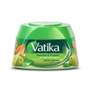 Vatika Naturals Nourish & Protect Styling Hair Cream - Olive, Henna & Almond