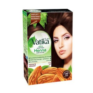 Vatika Naturals Henna Almond Hair Color - Natural Brown