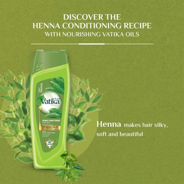 Vatika Naturals Henna Shampoo For Dry & Rough Hair